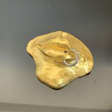 Vintage Devil Eye Metal Mask Lips Shape Abstract Personalized Brooch, Brass-Colored Artistic Badge Accessory - Mask - View 8