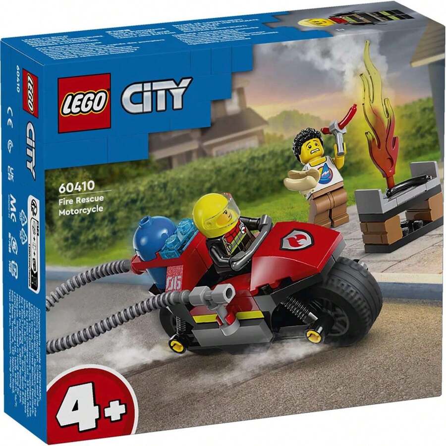 Juego de construccion Moto de Rescate de Bomberos Lego City (LEGO 60410) ✅ Entrega 24/48h a España (península) - Multicolor - Ver 1
