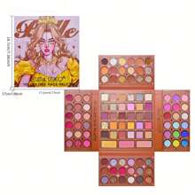 1入組KEVIN&COCO 105色眼影盤，霧面和閃爍，高色素化妝盤，提亮膚色和修正色彩 - 多色 - 查看 12