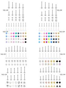 CIZME 20-54颗16G/18G不锈钢耳骨钉，唇/鼻/耳穿孔饰品替换球，4-12毫米，男女通用耳骨钉 - 銀色 - 查看 2