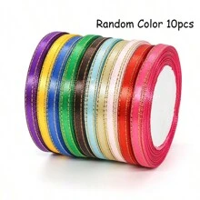 1 Roll 25 Yards, 0.6cm Phnom Penh Ribbon Wedding Candy Box Ribbon Gift Wrap Ribbon Ribbon Hand-Made D Iy Decorative Tape - 0.6cm - View 23