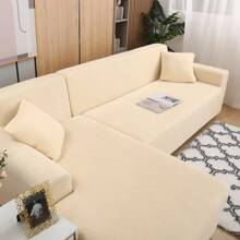 Sofa Slipcovers - Beige Yellow - View 3