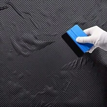 汽車膠膜貼紙/車窗隔熱膜工具套裝，附毛氈式膠刮、手工割草筆、柔軟轉角貼膜膠刮 - 9件 - 查看 8