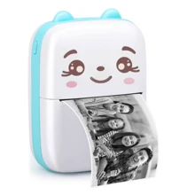 新款迷你便攜式口袋熱敏移動打印機貼紙USB照片打印機，熱感式黑白打印 - 彩色 - 查看 7