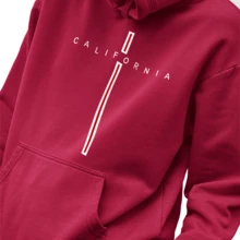 Men Sweatshirts - 紫紅色 - 查看 1