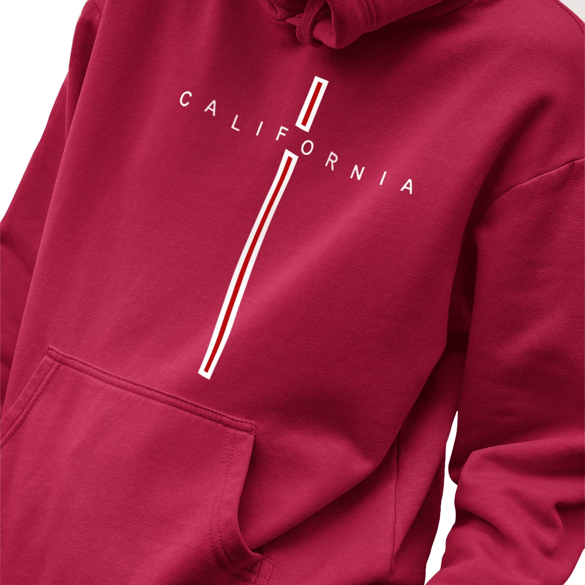 Men Sweatshirts - 紫紅色 - 查看 1