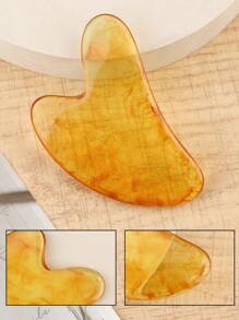 2 Pieces Facial Beauty Massage Roller Imitation Jade Wheel Massage Scraping Tool, Double-Headed Eye Massage Roller Facial Beauty Roller Facial Eye And Neck Skin Care Tool. - Multicolor - View 6