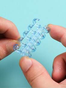 5pairs Creative 5-Hole Binder Clip, Detachable, Segmented, Notebook Fastener - Multicolor - View 4