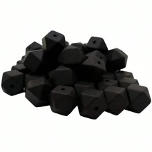 20pcs 14mm Hexagon Silicone Beads Loose Beads Charms For Necklace Bracelet DIY Crafts Keychain Making Accessories - Bead - View 9