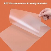 100 pièces de pochettes de plastification transparentes format A4, feuilles de plastification de 12,2 * 8,7 pouces, épaisseur de 3 mm, 100 feuilles, fournitures scolaires pour la rentrée scolaire
