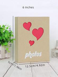 6 "/ Large 6" 6-Inch 4R, Bag Insert Album 4D, 6-Inch Plastic, Paper Insert Bag, Kraft Paper Album, Hollow Album Back To School - Multicolor - View 11