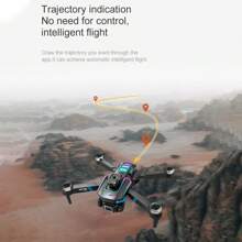 New LU60 Drone Toy, Brushless Motor+ESC Dual Lens+Optical Flow Hovering, Remote Control For Beginners, Affordable Foldable Quadcopter Drone, Great Gift - Black - View 7