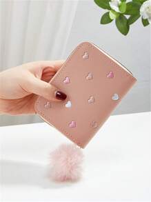 Women's Hand Coin Pouch Valentines For Women Wallet Purse Wallet Small Wallet - Pink - View 2