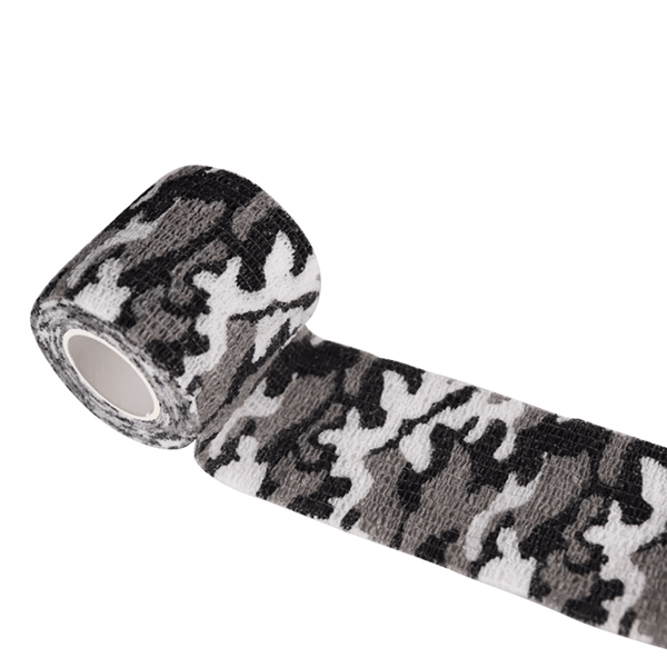 Ueasy 1 Rolls 5cm*4.5m Protective Camouflage Camo Fabric Wrap Outdoor Military Camouflage Tape Protective Equipment Elastic Cloth Wrapped For Hunting And Tactical Use, Elastic Camouflage Tape For Equipment, Cameras And Tools - Versatile Retractable Camouflage Packaging For All Users