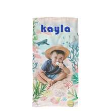 Toalla de playa de collage de fotos personalizada, toalla personalizada - toalla de foto - toalla de collage de fotos - toalla de playa personalizada, toalla de vacaciones familiares en la playa