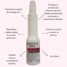 Keractive Tratamiento 911 Reestructurante Nutrapel 300ml. - Blanco - Ver 2