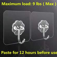 30/10 件粘性挂钩厨房墙壁挂钩，免钉粘性衣架带不锈钢挂钩，重型挂钩，用于悬挂毛巾衣服杯钩，浴室配件自粘式，适用于浴室、卧室、办公室、厨房储物整理器，时尚设计，耐用塑料 - 圣诞节、万圣节、情人节的完美礼物