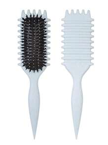 Curl Defining Brush1pcs, Hair Brush Curl Brush For Curly Hair, Curl With Prongs Define Styling Brush, Shaping And Defining Curls For Women Men Less Pulling And Curl Separation - Multicolor - View 14