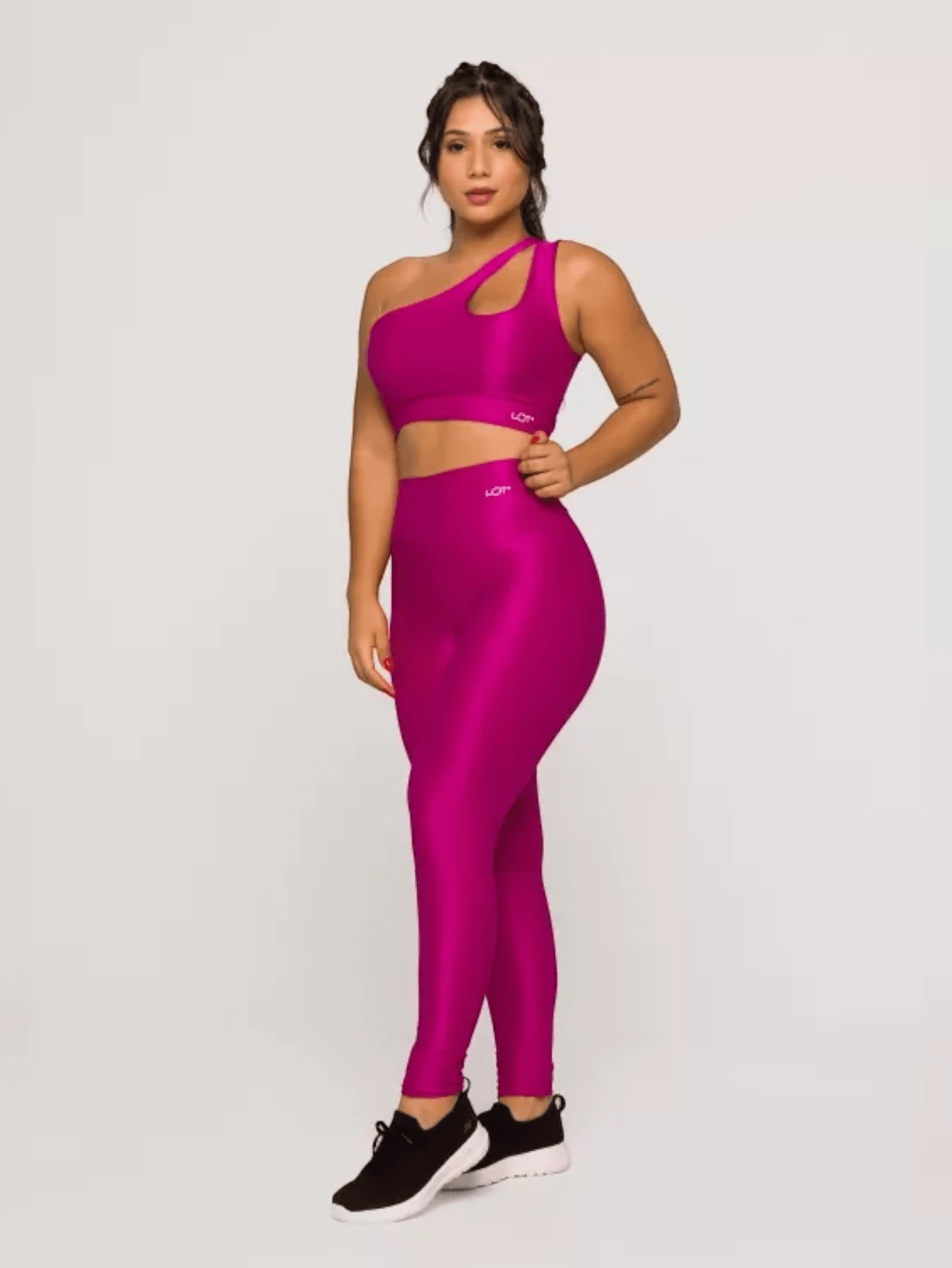 LOT FITNESS Women Sports Sets - 玫瑰紅 - 查看 1