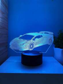 1pc Soccer Series Creative 3D Night Light, Room Ambient Multicolor Lamp, Gift For Soccer Fans - Black Touch Colorful - View 23