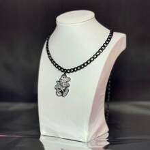 Collar Alvaro Díaz Coco Esque - Blanco - Ver 2