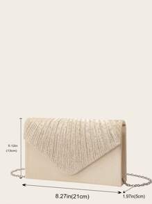 Bộ 4 món dành cho nữ gồm: ví cầm tay đính đá lấp lánh, bông tai kẹp đính đá, dây chuyền và vòng tay cưới, ví cầm tay mặt dây chuyền lấp lánh, túi xách kiểu phong bì dự tiệc, túi xách nữ lấp lánh có dây xích tháo rời, phù hợp cho đám cưới và tiệc tùng, túi đeo vai nữ. - Vàng - Xem 9