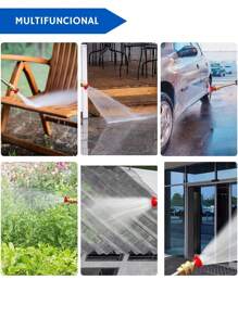 Portable And Multipurpose High Pressure Car Washer - Black - View 8