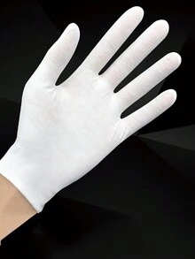 3 Pairs White Anti-Static Cleanroom Gloves For Quality Control Inspection And Etiquette Work - Multicolor - View 10