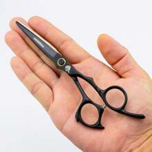 univinlions 6 英寸黑银色发型师披肩美发剪刀便宜剪发剪刀沙龙打薄剪刀理发工具剪刀套装宠物美容狗美容师、返校、旅行度假必备品、女士发饰 - 彩色 - 查看 7