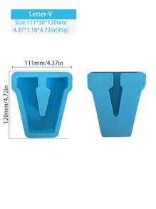 26 Letter Symbol Silicone Mold, Desktop Jewelry Candle Baking Creative Cake Mold Resin Drop Glue Mold - Multicolor - View 13