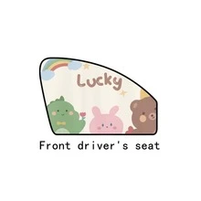 Parasol magnético de la suerte para la ventanilla del conductor