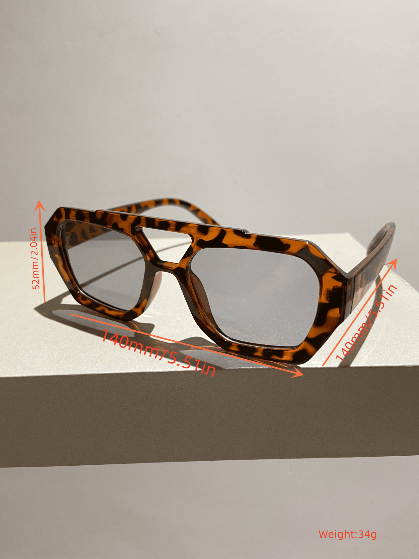 New Stylish Square Dual Fashion Fashion Glasses, Unisex Retro Unique