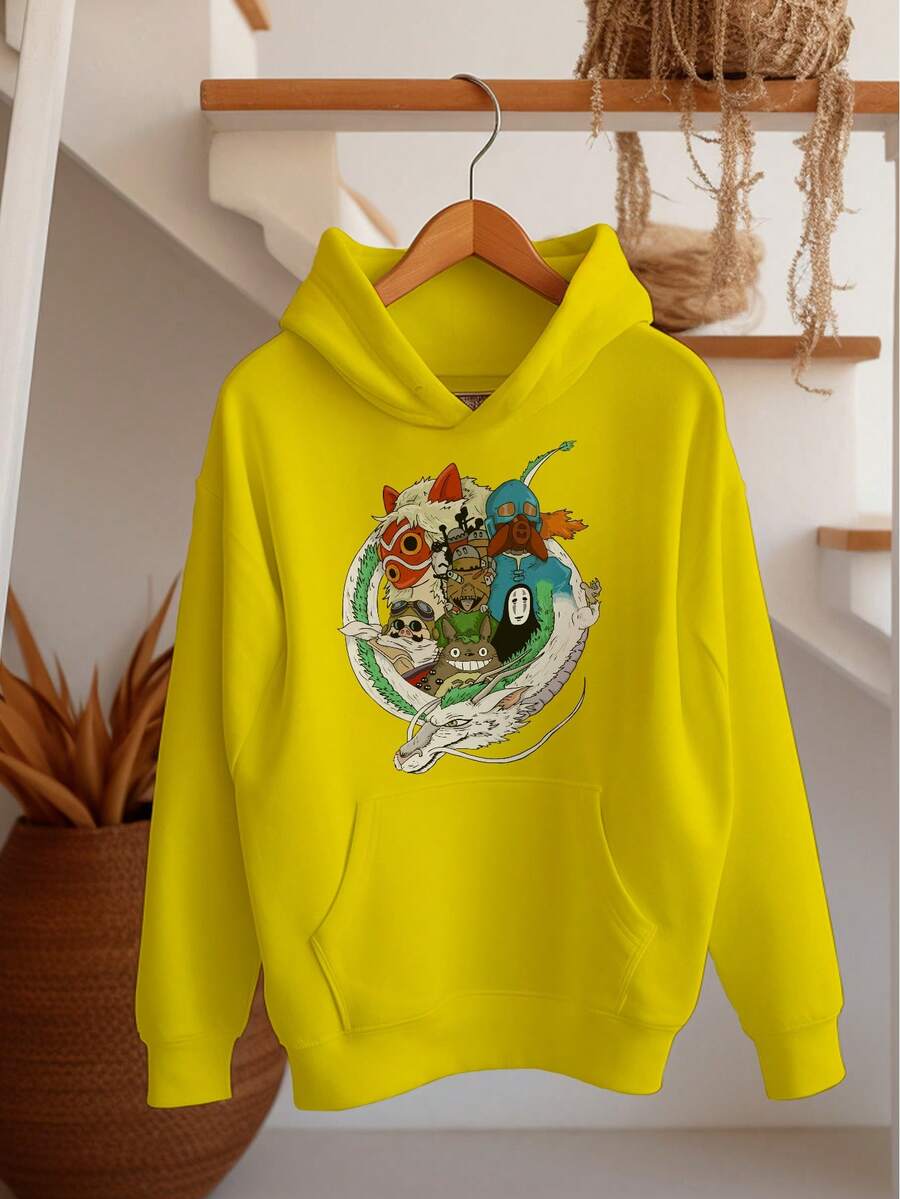 Men Hoodies - Màu vàng - Xem 1