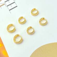 Women Hoop Earrings - Vàng - Xem 3