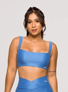 LOT FITNESS Women Sports Sets - 藍色 - 查看 2