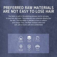 Changing Robe Microfiber Short Sleeve Surf Poncho With Hood Fast Dry Unisex Robe With Large Pocket Men Women Oversized Towelling Robe For Beach Surfing Swimming - Navy Blue - View 5