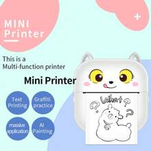 GOTOOGO 迷你口袋打印機：無線藍牙連接，熱敏打印機適用於相片、收據、筆記、備忘錄、標籤、QR碼 - 彩色 - 查看 1
