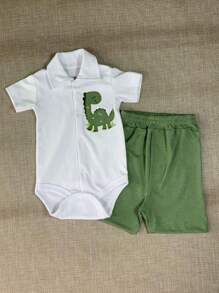 Espevitados Baby Boys Sets - 綠色 - 查看 3