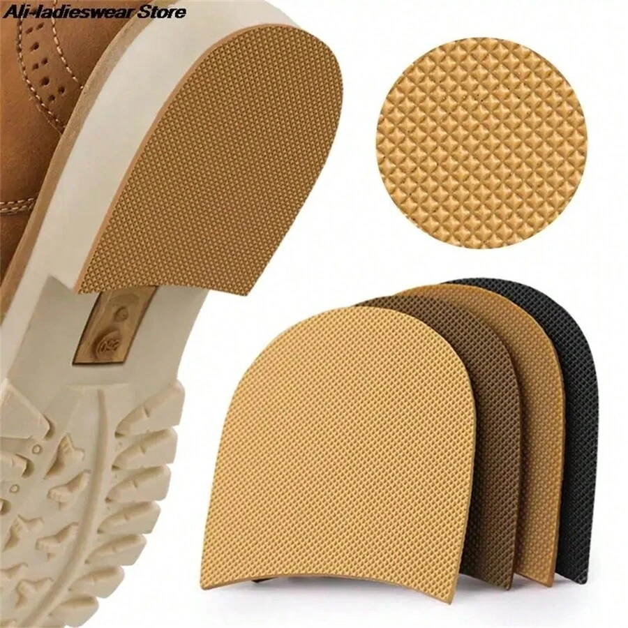 1 Double Sole Adhesive Shoes Anti-Slip Wear Silencer Heel Sole Adhesive Shoe Shop Shoe Repair Silent Rubber Repair Piece Can Be Cut - Multicolor - View 1