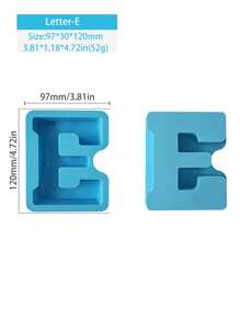 26 Letter Symbol Silicone Mold, Desktop Jewelry Candle Baking Creative Cake Mold Resin Drop Glue Mold - Multicolor - View 19