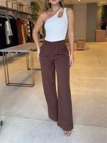 Women Pants - Cà phê nâu - Xem 2