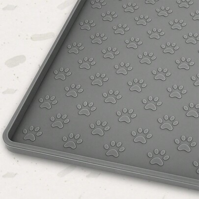 1 pieza Alfombra para mascotas de silicona pata