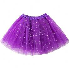 1pc/3pcs/5pcs Neon 80s Tutu Skirt, 3-Layers, For Princess Dress Up, Party, Performance, Christmas, Festival, Mardi Gras, Ballet Performance, Party Gift - Mesh Tutu Skirt - View 39