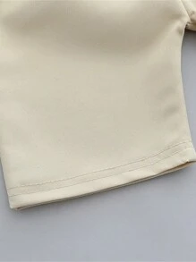 寶寶男嬰夏日羽毛印花衫褲套裝 - 綠色 - 查看 7