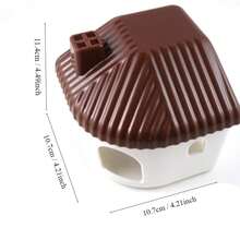 1 pieza Jaula/Casa de hámster, Mini castillo portátil para mascotas pequeñas, habitación fija de descanso para dormir, lugar de descanso para animales - Multicolor - Ver 2