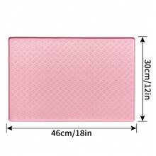 Tapis De Table En Silicone Avec De Nombreuses Traces De Pattes Pour Animaux De Compagnie - Rose bonbon - Voir 18