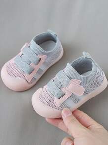 Nuevos Zapatos Deportivos Antideslizantes Con Malla Transpirable En Las Suelas De Gelatina Para Niños Y Niñas De 6 Meses A 3 Años De Edad En La Etapa De Aprendizaje A Caminar En La Primavera/verano De Este Año