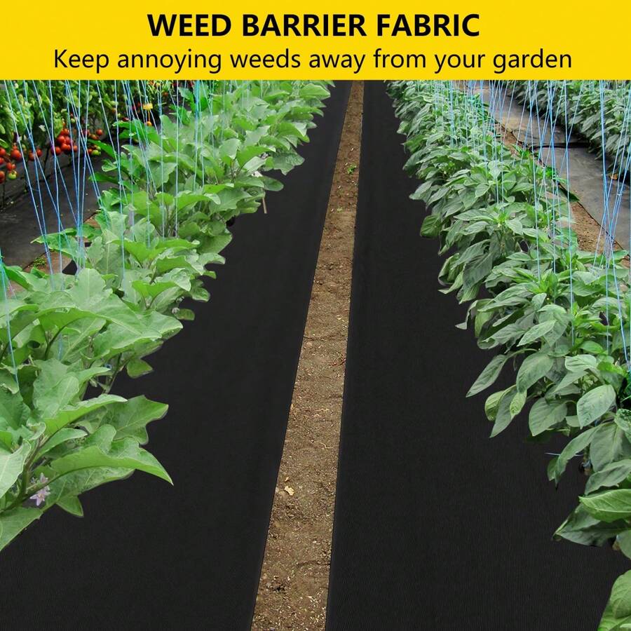 6ft X300ft Weeds Barrier Landscape Fabric, Premium NonWoven 1.8oz