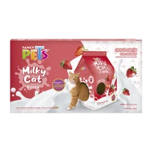 Fancy Pets Casa de Cartón con Rascador para Gato Fresas - Rosa Pálido - Ver 8