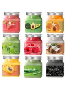 3 Exfoliantes Corporal Hidratante de Frutas Elimina Piel Muerta